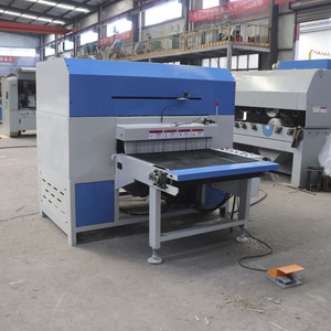 Bordeadora Eléctrica de Doble Cuchilla con Alimentación Automática para el Procesamiento de Bordes de Tablas de Madera - Product Image 6
