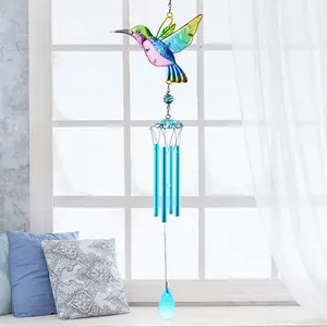 Best-selling wholesale Fashion Trends Gifts Hummingbird Wind Chimes Lady Gifts Gifts for Mom Garden Decoration