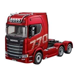 Huina SJY-1501/1502 1/18 4X4 Camión Tractor RC de Aleación 770S V8 19CH 2.4G con Remolque de Ingeniería, Luces, Sonido y Control Remoto Experto - Product Image 4