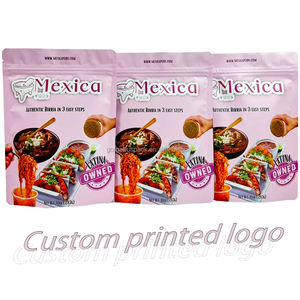 Sacs d'emballage pour épices 250g 500g 1kg, personnalisables, recyclables, réutilisables, sachets à fond plat pour assaisonnements - Product Image 2