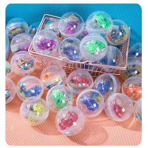 Novità da 65mm capsula di uova mista a sorpresa auto con giocattolo divertente per il tempo libero per bambini modello di bambola consegna casuale - Product Image 4