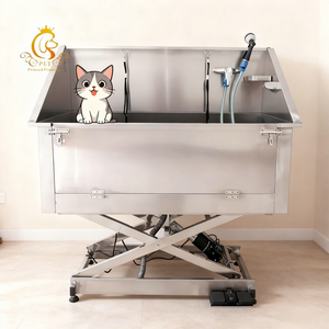 Baignoire de toilettage EUR PET en acier inoxydable, facile à utiliser et durable pour chiens – Grande vente - Product Image 1