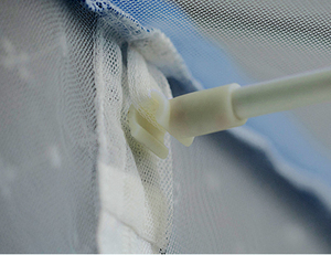 Grande <span class=keywords><strong>tente</strong></span> moustiquaire circulaire pliable et portable, 3 portes, autoportante, toutes saisons, 100% polyester, pliée, pour le camping en plein air - Product Image 3