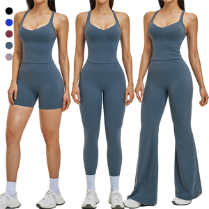 Pantalones de Pierna Recta Suaves para Niñas, Leggings, Top Deportivo, Ropa de Gimnasio de Tallas Grandes, Shorts Moldeadores para Mujer - Product Image 1