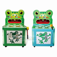 Enfants à pièces jouent jeu de marteau crazy hit tête de grenouille kit de machine de jeu d'arcade machine d'argent d'affaires