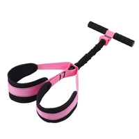 Banda de Resistencia Multifuncional con Pedales y Asas para Yoga, Ejercicios Abdominales, Cuerdas de Tracción para Adultos, Equipo de Entrenamiento para Abdomen, Cintura, Brazos, Piernas y Core