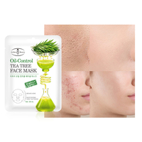 Masque facial en feuille Aichun à l'huile d'arbre à thé, contrôle du sébum, niacinamide, hydratant, resserre les pores, soin anti-acné