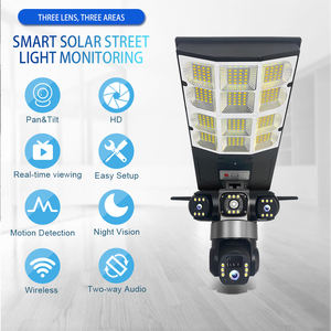 V380pro Solar-Straßenlaterne Sicherheits-GSM 4G SIM-Karten-Kamera mit 3 Linsen 3 Bildschirmen WLAN für Asiatischen EU Afrika US Südamerika Markt - Product Image 5