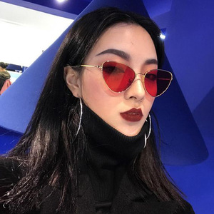 Maidis Cat Eye Sunglasses Metal Frame Pink Lens Women UV400 Protection Travel Fashion - Product Image 2