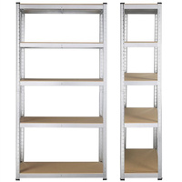 Système d'étagères de stockage métalliques industrielles robustes et ajustables pour entrepôt et garage, vente en gros