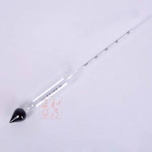 Alcohol Hydrometer 0-100 Degrees Glass Concentration Meter For Liquor Measurement - Product Image 4