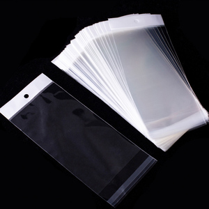 Eco- Friendly chiaro autoadesivo gioielli in plastica OPP sacchetto trasparente per l'imballaggio - Product Image 2