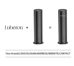 Perfume de aire nebulizador de Aroma personalizado privado Torre redonda de aluminio inteligente Torre de aluminio plateado Difusor de aroma inalámbrico - Product Image 6