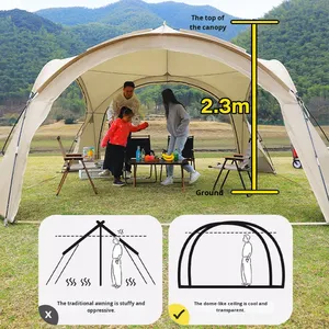 Dome <b>Canopy</b> <b>Tent</b> Four-Season Camouflage Portable Outdoor Sun Protection Camping Gear Extra Large Sunshade Shelter Windproof - Product Image 4