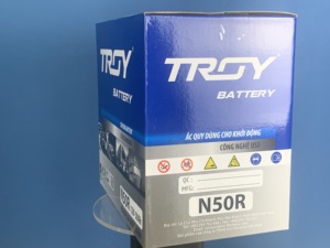 Batterie de voiture fabriquée au Vietnam N50 12V 50Ah – Batteries automobiles puissantes de marque Troy, en vente, haute qualité - Product Image 2