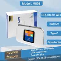 Router de Viaje 4G LTE con Ranura para Tarjeta SIM, 150Mbps, Interfaz USB, Diseño Externo para Mercados Euroasiáticos/Asiáticos, Módem WIFI 4G LTE Cat4