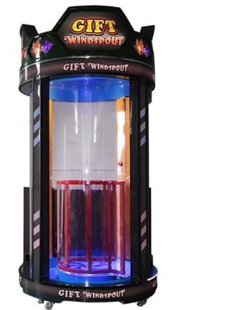 Hot Selling Coin Operated Gift Whirlwind Windspout Ticket Prize Arcade Redemption Lottery Game Machine for Sale