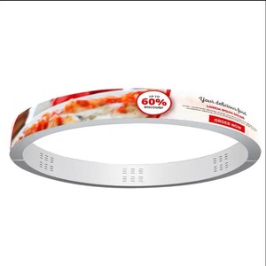 จอแสดงผล LED วงกลมแบบกำหนดเองได้เต็มรูปแบบ สีสันสดใส ขนาดเส้นผ่านศูนย์กลาง 1.528 เมตร สูง 0.16 เมตร พร้อมระบบยกแบบวงแหวน สำหรับโฆษณาสร้างสรรค์ภายในอาคาร - Product Image 3