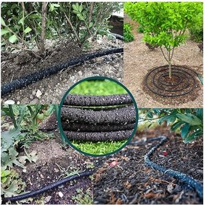 Eco Friendly <span class=keywords><strong>Soaker</strong></span> Mangueira Irrigação Vazamento Tubo Vazamento Mangueira Permeável para Paisagem Gotejamento Irrigação Jardim Flor - Product Image 2