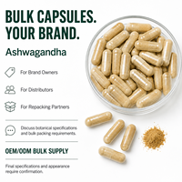 Greenpie OEM Private Label Bulk Supply Ksm 66 Ashwagandha Root Extract Capsules Stress Support Herbal Supplement