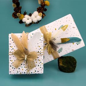 High Quality Wholesale 80g Birthday Art <b>Paper</b> Tissue 43*300cm Gift Luxury Custom Packaging Wrapping <b>Paper</b> Roll - Product Image 2