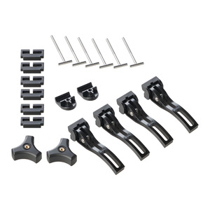 Kit de fixation pour bâche de benne, vis en T, acier noir piano, accessoires pour hayon pliant de camionnette, pour caisse de chargement - Product Image 1