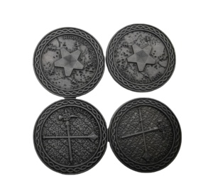 Oneway tùy chỉnh thăng hoa thách thức sưu tập may mắn kim loại lưu niệm cổ bạc tiền xu tùy chỉnh thách thức đồng xu vàng - Product Image 3