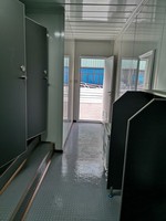 Toilettes modulaires préfabriquées en conteneurs modernes, sanitaires publics, hôtels, cuisines, appartements, ateliers, immeubles de bureaux