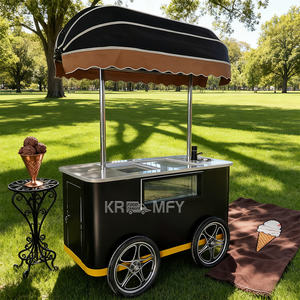 Remolque de Comida Rápida Tipo Kiosco 2025 en Venta, Carrito de Helados Móvil con Congelador - Product Image 6