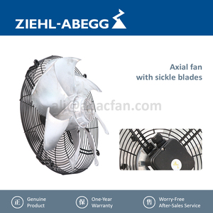 Original ZIEHL-ABEGG FN050-VDK.4I.V7P1 57240281 500mm External Rotor Condenser Fan Axial Fan for Refrigeration Unit - Product Image 3