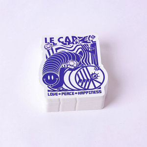 Stiker vinil putih tahan air cetak kustom stiker Logo kustom dengan kode QR - Product Image 5