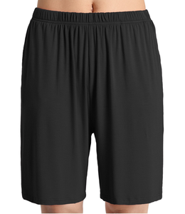 Pantalones cortos deportivos clásicos negros de secado rápido para hombre, pantalones para correr, fitness y ocio, pantalones cortos con cintura elástica para hombre - Product Image 1