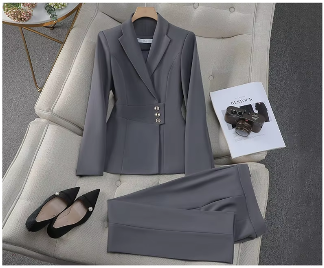 Gray suit + pants