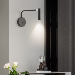 Moderna lampada <span class=keywords><strong>da</strong></span> <span class=keywords><strong>parete</strong></span> <span class=keywords><strong>a</strong></span> <span class=keywords><strong>braccio</strong></span> lungo oscillante regolabile <span class=keywords><strong>a</strong></span> LED per illuminazione <span class=keywords><strong>a</strong></span> <span class=keywords><strong>parete</strong></span> calda/fredda <span class=keywords><strong>da</strong></span> <span class=keywords><strong>parete</strong></span> per uso domestico - Product Image 4