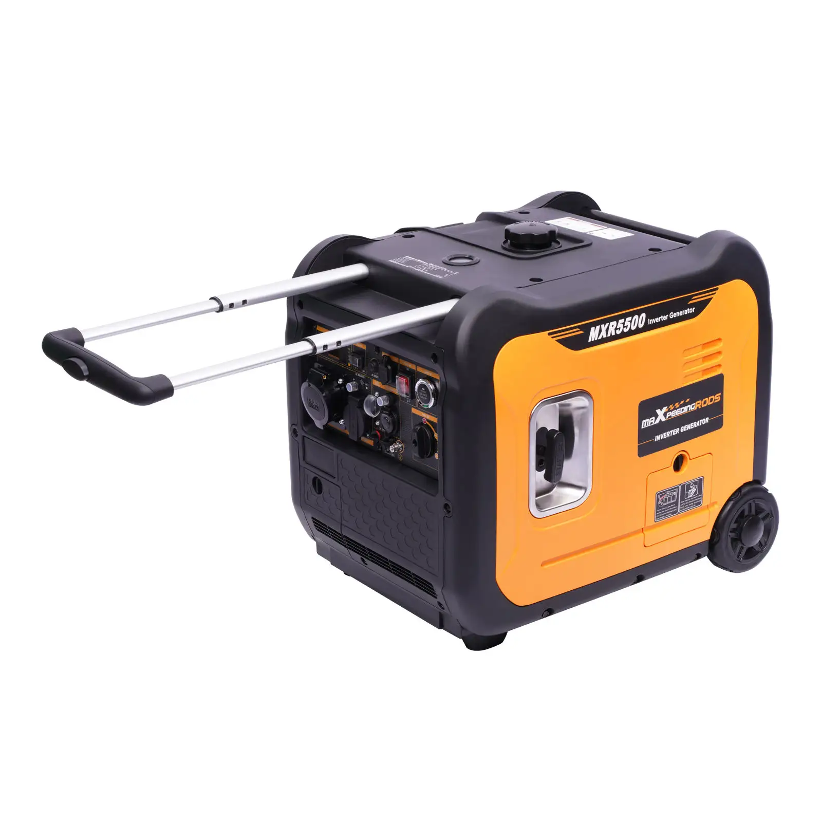 MaXpeedingrods generatore di Inverter a benzina portatile 5500W Max 5000 Watt avviamento elettrico parallelo