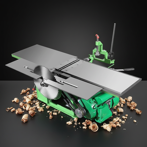 Machine combinée 3-en-1 pour le travail du bois : dégauchisseuse, raboteuse et scie à table 200 mm 2,2 kW pour atelier <span class=keywords><strong>de</strong></span> <span class=keywords><strong>menuiserie</strong></span> et <span class=keywords><strong>de</strong></span> fabrication <span class=keywords><strong>de</strong></span> meubles - Product Image 6