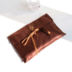 Custom Logo Printed Eco-Friendly Durable Satin Envelope Pouch Underwear Reusable Suit <b>Clothes</b> Gift Hair <b>Bundle</b> Wig Packaging Bag - Product Image 5