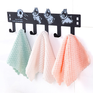 Esun Premium Super Absorbant Coral Velvet Vaisselle Chiffon Microfibre Cuisine Maison Produit de Nettoyage pour Laver la Vaisselle - Product Image 3