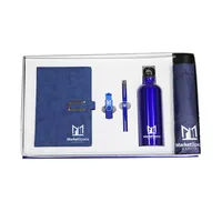 Design especial para apresentar como presente especial promo negócio presente conjunto notebook caneta garrafa de água
