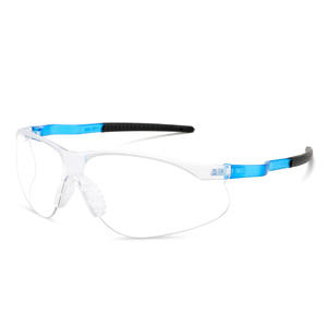 نظارات أمان بعدسات شفافة مضادة للضباب ومضادة للخدش تصميم على شكل معبد لراحة الرجال والنساء لحماية العين - Product Image 1