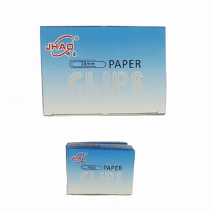 28Mm Thiết Kế Độc Đáo Trang Trí Văn Phòng Clip 100Pcs Một Hộp Màu Kim Loại Bạc Kẹp Giấy Các Loại Kẹp Giấy - Product Image 3