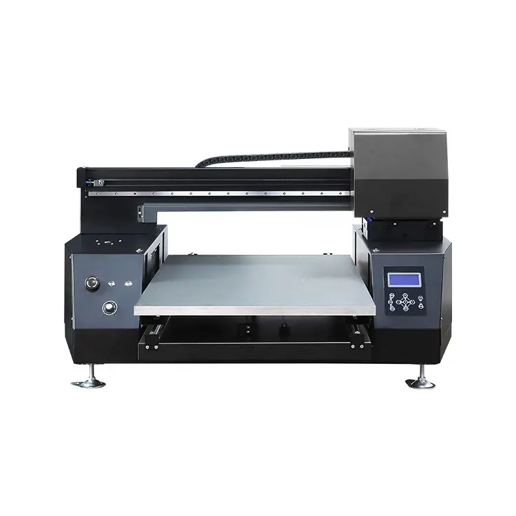 Dual Printhead A1 Printer UV Warna 6090 Langsung Ke Pena Kartu ID CD Casing Telepon LED Mesin Impresora Flatbed