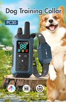 3000FT Zweiwege-Kommunikation Schock-Vibrations-Beeper Anti-Bell Elektrisches Ferngesteuertes Drahtloses Hundetrainingshalsband