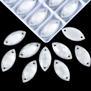 OLeeya Nevette Strass en verre K9 de qualité supérieure, plusieurs couleurs, à coudre, cristaux à dos plat pour accessoires vestimentaires - Product Image 3
