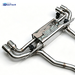 Sistema de Escape Catback Valvetronic de Alto Rendimiento para BMW Serie 5 G30 G38 525 528 530 530i 2.0L 3.0L Acero Inoxidable Pulido - Product Image 6