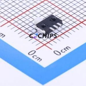 K3-1293S-E2 Slide Switch Switch Single Pole Double Throw Rectangle Pin Header SMD Tab Horizontal Mount - Product Image 2