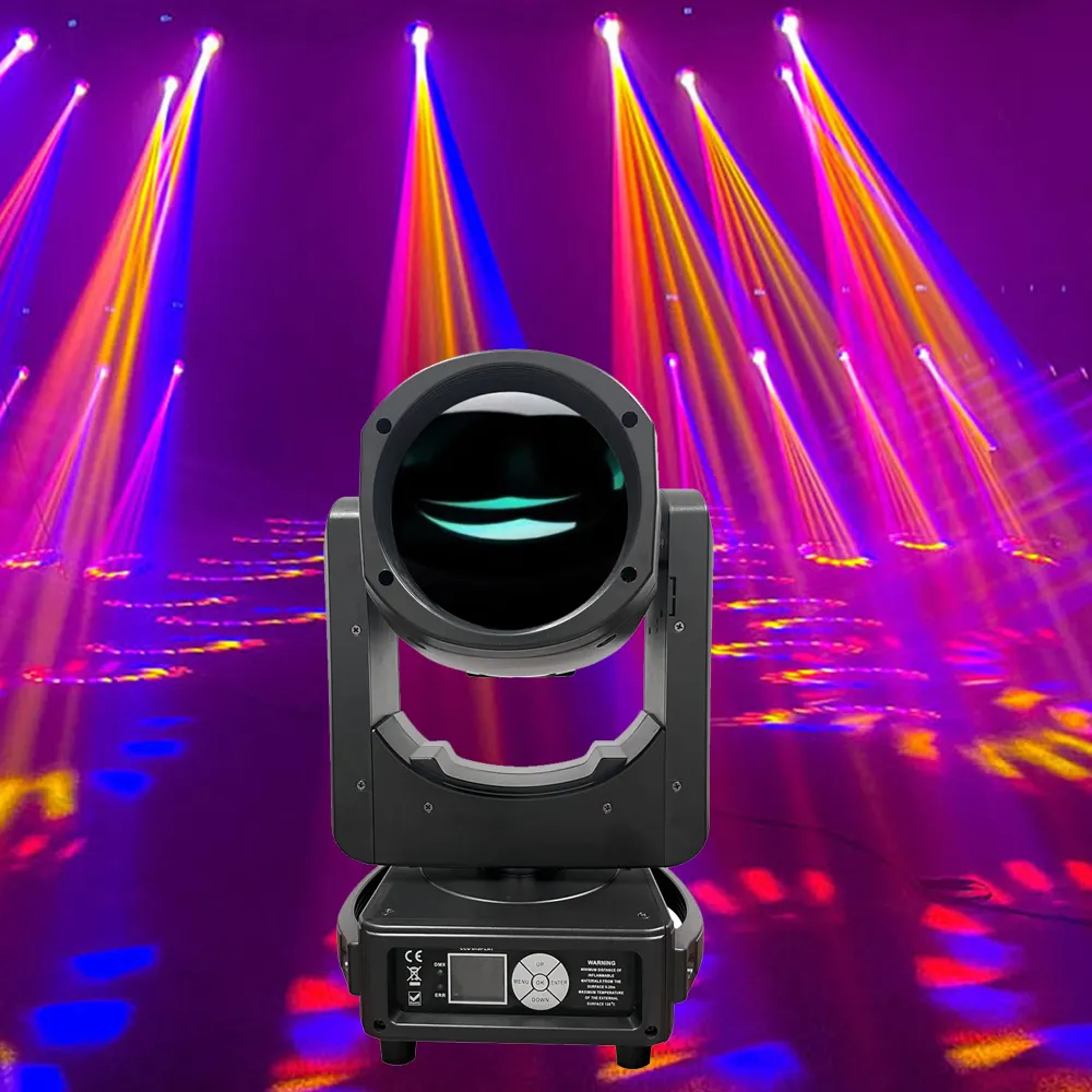 Hiển thị thời gian chuyên nghiệp Đèn sân khấu 295 chùm di chuyển đầu ánh sáng hiệu ứng đầy màu sắc cho Disco DJ bên câu lạc bộ đèn