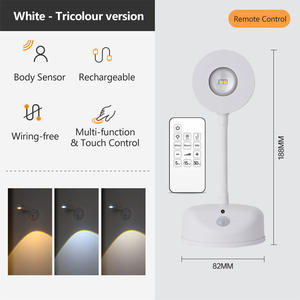 Lampu Sorot Dinding Nirkabel Murah Baru dengan Sensor Gerak, Lampu Lukisan, Lampu Gambar Isi Ulang untuk Lukisan - Product Image 3