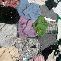 Jaket Tweed Bekas Dalam Bentuk Bale, Mantel Tweed Bekas Pakaian Wanita Luar Biasa Dalam Bentuk Bale