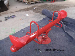 Moetry 4 asientos balancín <span class=keywords><strong>de</strong></span> Metal patio ver VI para jugar los niños <span class=keywords><strong>de</strong></span> la escuela al aire libre primavera balancín para 4 - Product Image 4